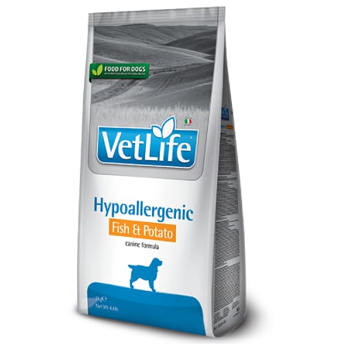 Farmina Vet Life Hypoallergenic Fish  veterinārā suņu barība alerģijām ar zivīm 2 kg